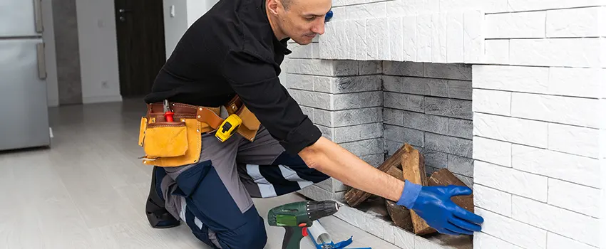 Fireplace Damaged Damper Frame Repair Services in Tinley Park, Illinois